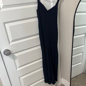 Classic Navy wide leg jumpsuit from Madewell